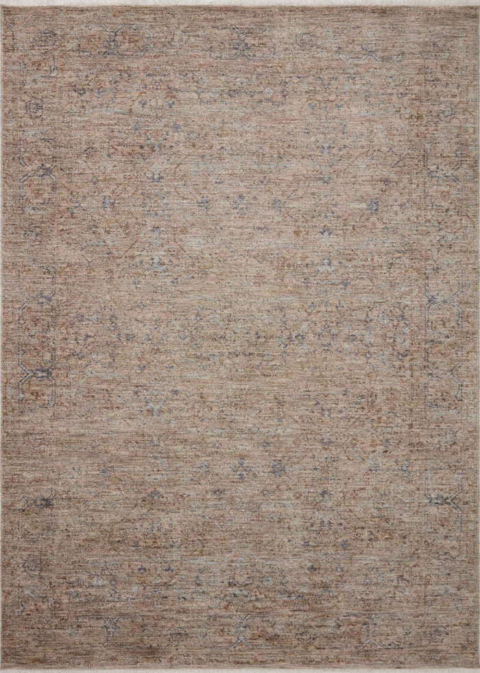 The Rug Corner Angela Rose x Loloi Angela Rose - Blake Taupe / Blue Area Rug