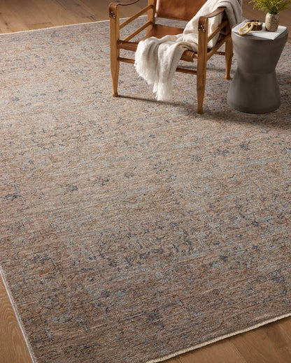 The Rug Corner Angela Rose x Loloi Angela Rose - Blake Taupe / Blue Area Rug