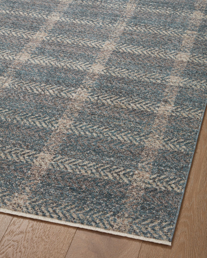 The Rug Corner Angela Rose x Loloi Angela Rose - Ember Blue / Beige Area Rug
