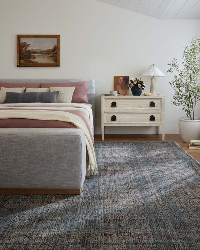 The Rug Corner Angela Rose x Loloi Angela Rose - Ember Denim / Charcoal Area Rug