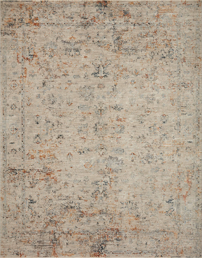 The Rug Corner Loloi Axel Silver / Spice