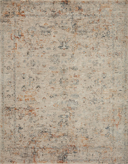 The Rug Corner Loloi Axel Silver / Spice
