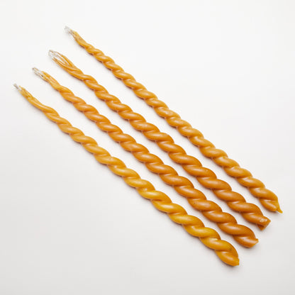 Twisted Beeswax Candle