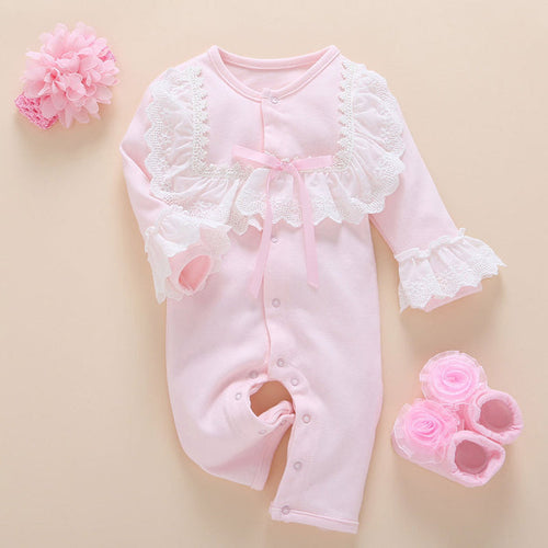 Baby One-Piece Romper – Soft Cotton | Newborn to 18M