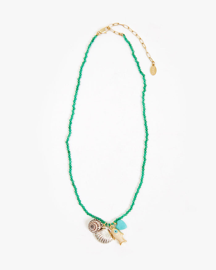 Beaded Charm Necklace