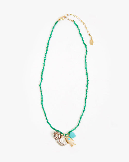 Beaded Charm Necklace