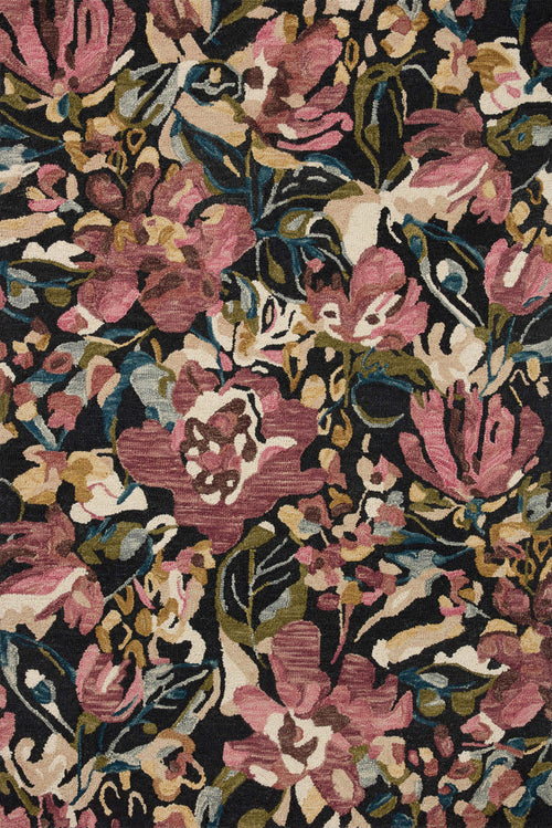 The Rug Corner Loloi Belladonna Black / Berry