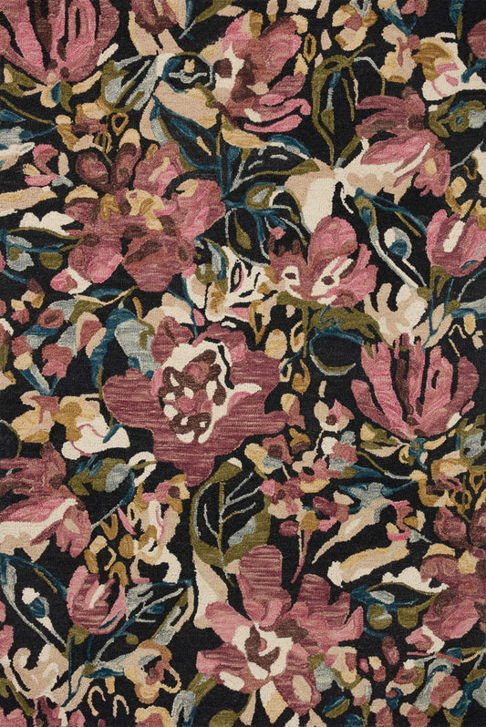 The Rug Corner Loloi Belladonna Black / Berry