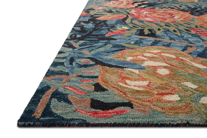 The Rug Corner Loloi Belladonna Black / Fiesta