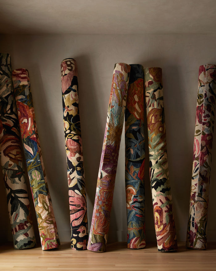 The Rug Corner Loloi Belladonna Ivory / Lagoon