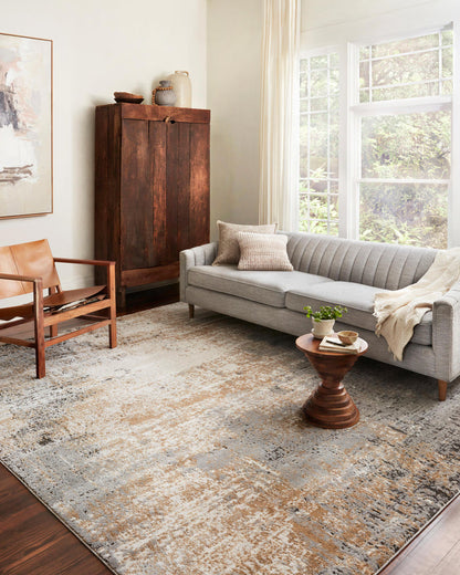 The Rug Corner Loloi II Bianca Stone / Gold