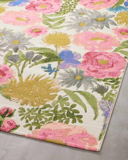 The Rug Corner Loloi II Botanical Ivory / Multi