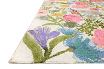 The Rug Corner Loloi II Botanical Ivory / Multi