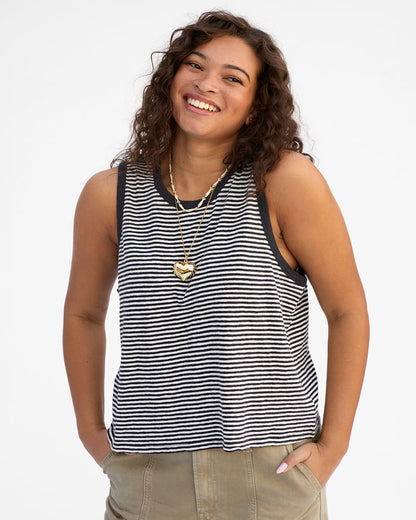 Camp Fit Tank on Jade