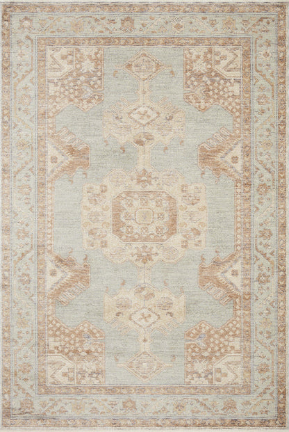 The Rug Corner Magnolia Home by Joanna Gaines x Loloi Carlisle Seafoam / Taupe