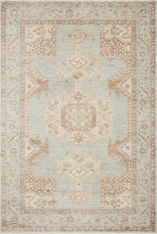 The Rug Corner Magnolia Home by Joanna Gaines x Loloi Carlisle Seafoam / Taupe