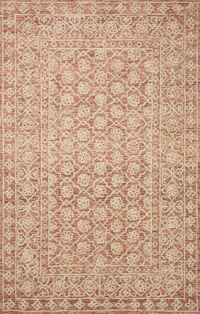 The Rug Corner Loloi Cecelia Rust / Natural