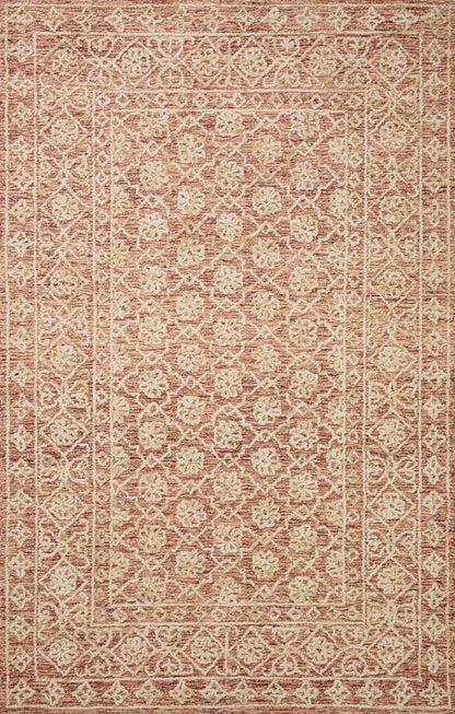 The Rug Corner Loloi Cecelia Rust / Natural