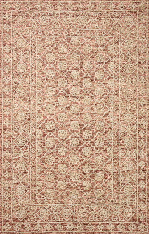 The Rug Corner Loloi Cecelia Rust / Natural