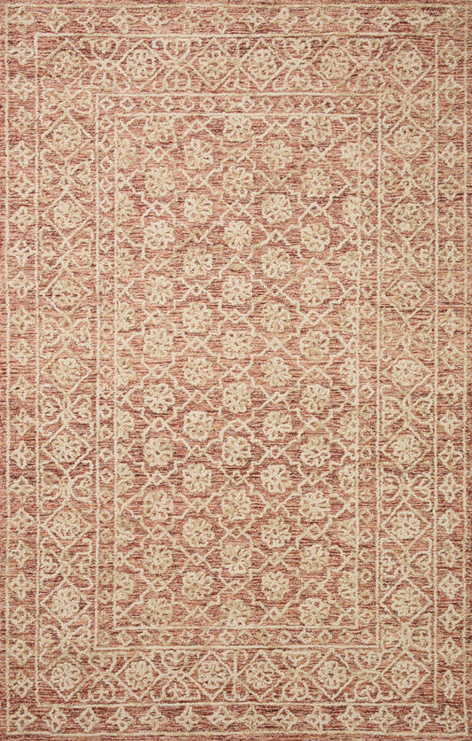 The Rug Corner Loloi Cecelia Rust / Natural