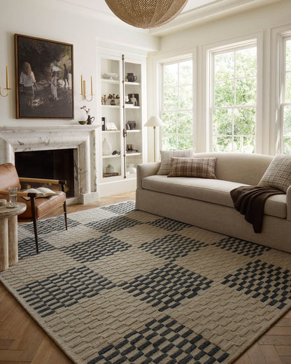 The Rug Corner Chris Loves Julia x Loloi Chris Loves Julia - Bradley Beige / Midnight Area Rug