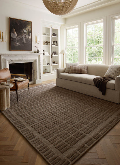 The Rug Corner Chris Loves Julia x Loloi Chris Loves Julia - Bradley Cocoa / Cocoa Area Rug