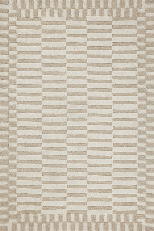 The Rug Corner Chris Loves Julia x Loloi Chris Loves Julia - Bradley Ivory / Beige Area Rug