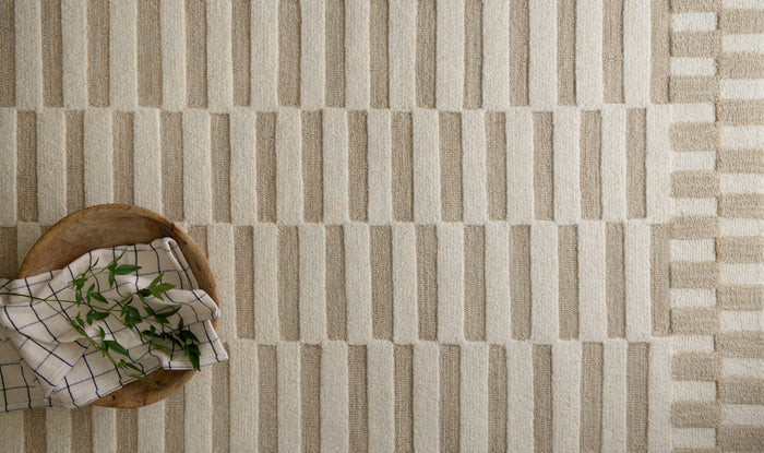 The Rug Corner Chris Loves Julia x Loloi Chris Loves Julia - Bradley Ivory / Beige Area Rug