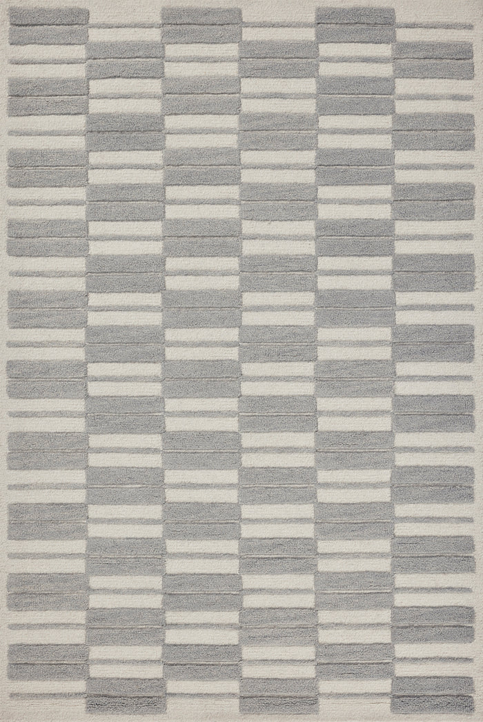 The Rug Corner Chris Loves Julia x Loloi Chris Loves Julia - Bradley Ivory / Grey Area Rug