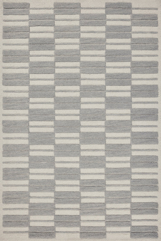 The Rug Corner Chris Loves Julia x Loloi Chris Loves Julia - Bradley Ivory / Grey Area Rug