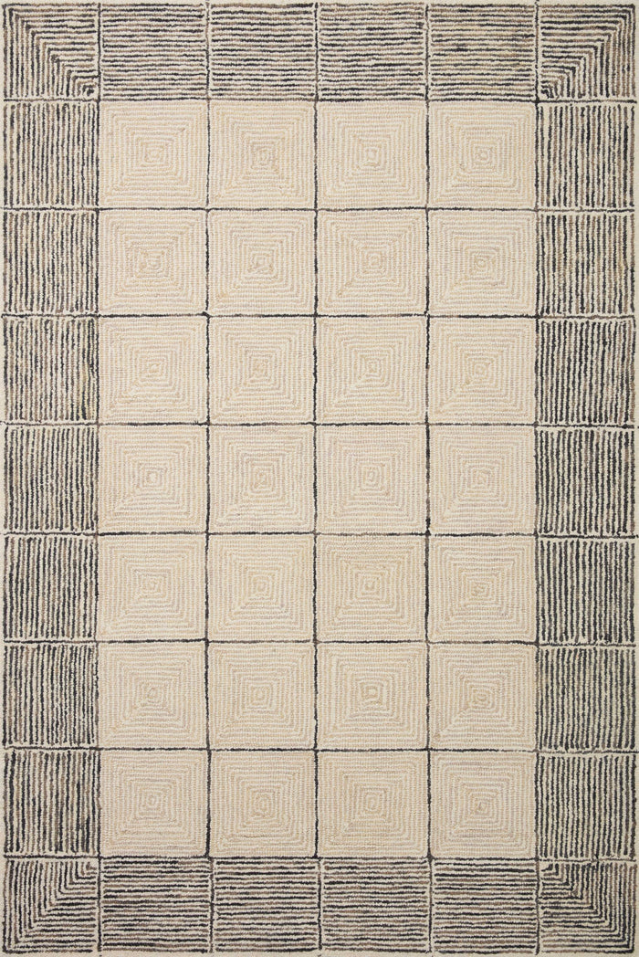 The Rug Corner Chris Loves Julia x Loloi Chris Loves Julia - Francis Cream / Black Area Rug