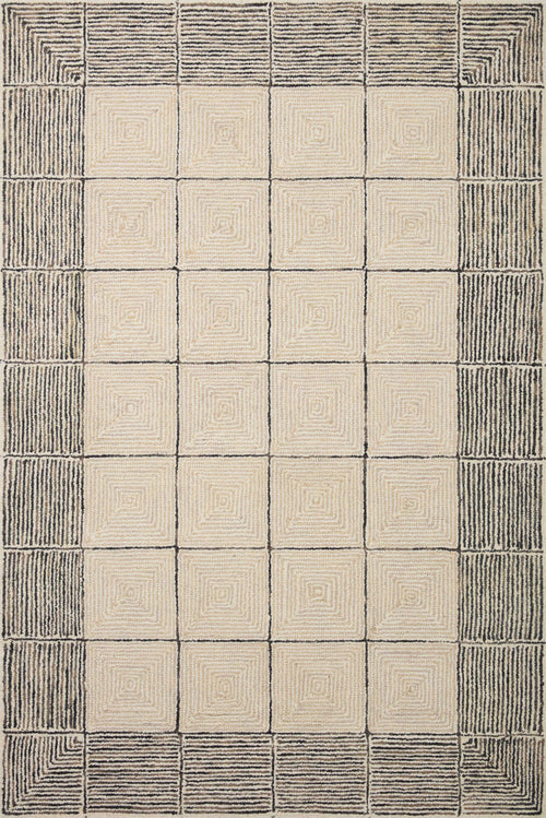 The Rug Corner Chris Loves Julia x Loloi Chris Loves Julia - Francis Cream / Black Area Rug