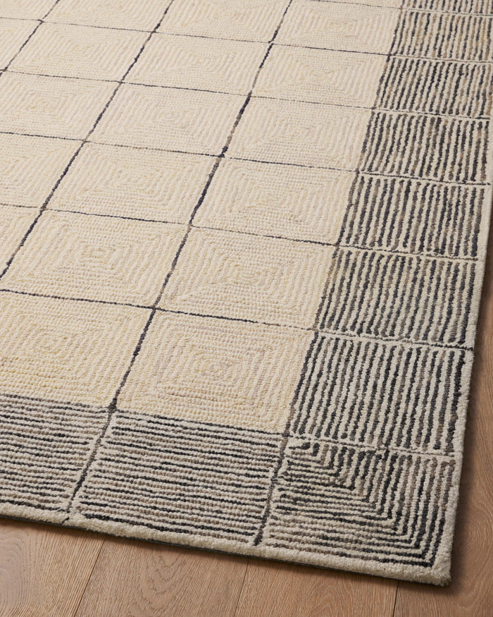 The Rug Corner Chris Loves Julia x Loloi Chris Loves Julia - Francis Cream / Black Area Rug