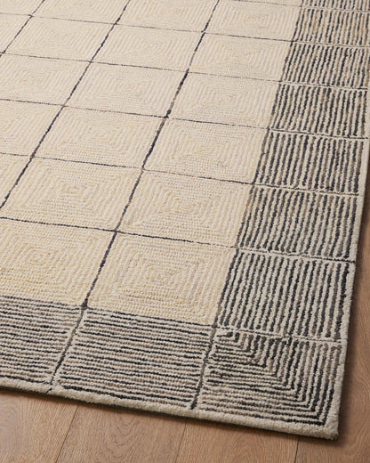 The Rug Corner Chris Loves Julia x Loloi Chris Loves Julia - Francis Cream / Black Area Rug
