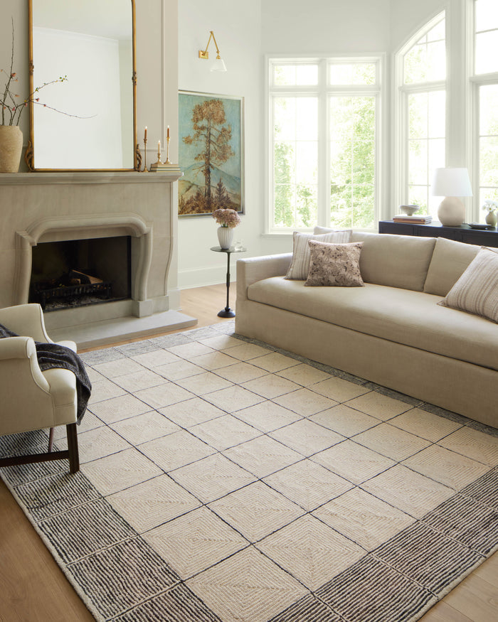 The Rug Corner Chris Loves Julia x Loloi Chris Loves Julia - Francis Cream / Black Area Rug