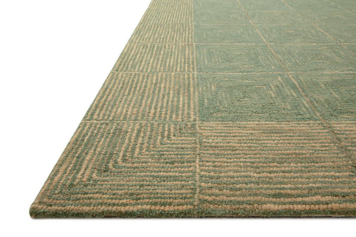 The Rug Corner Chris Loves Julia x Loloi Francis Green / Natural