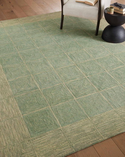The Rug Corner Chris Loves Julia x Loloi Francis Green / Natural