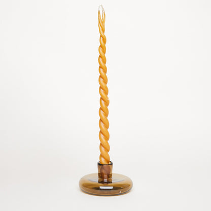 Twisted Beeswax Candle