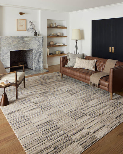 The Rug Corner Loloi II Darby Charcoal / Sand