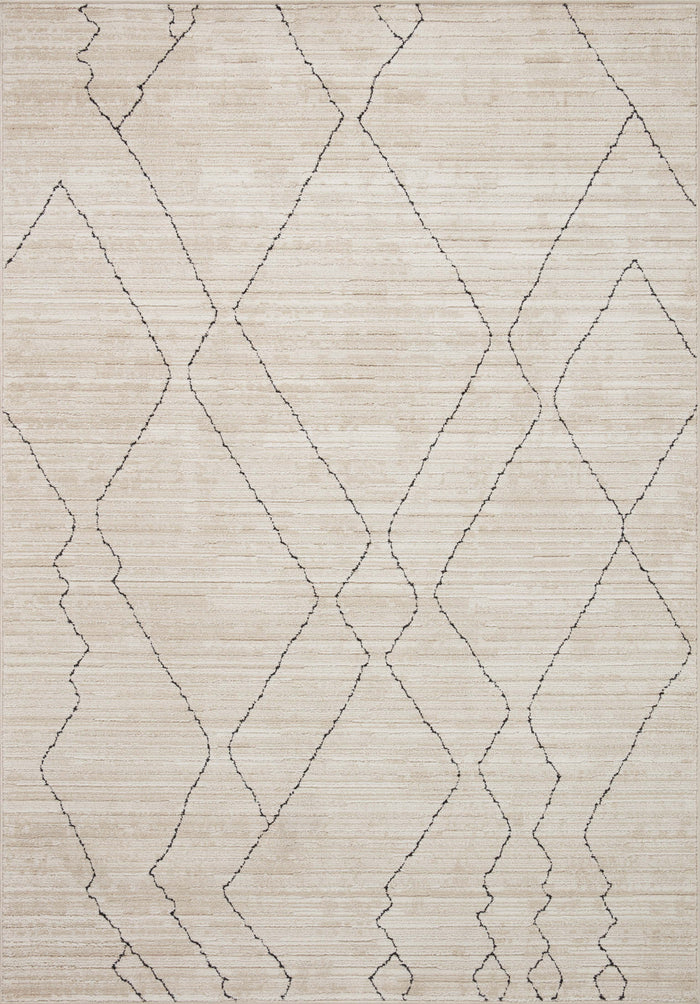The Rug Corner Loloi II Darby Sand / Charcoal
