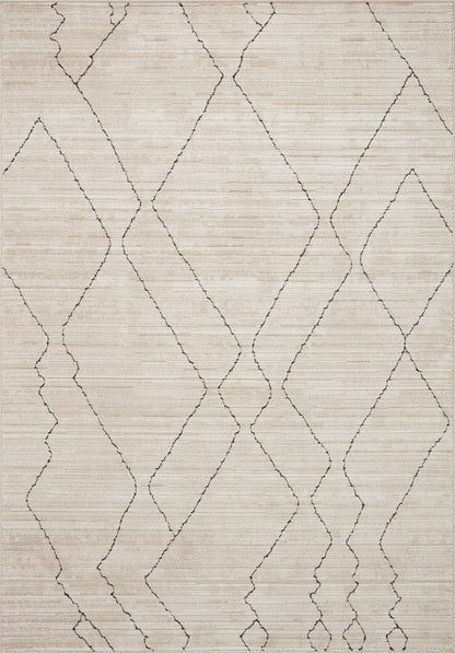 The Rug Corner Loloi II Darby Sand / Charcoal