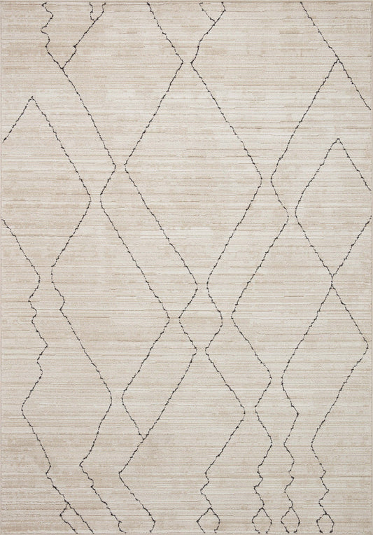 The Rug Corner Loloi II Darby Sand / Charcoal