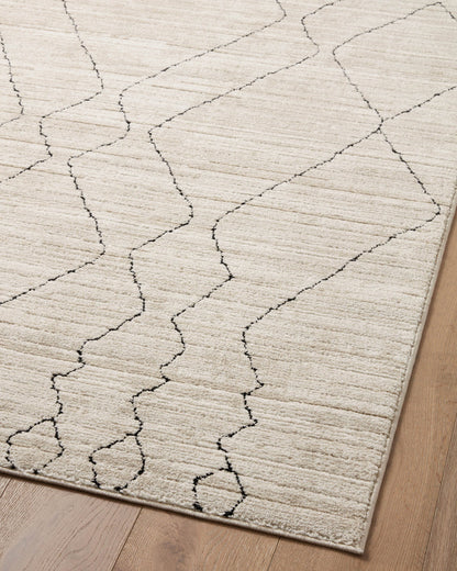 The Rug Corner Loloi II Darby Sand / Charcoal