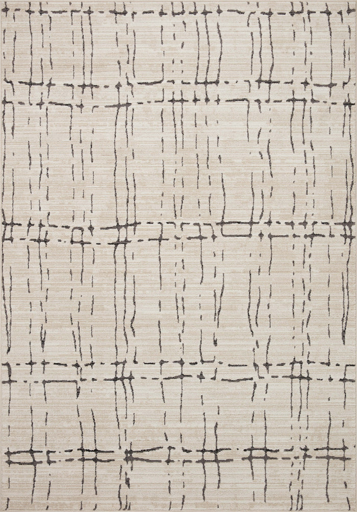 The Rug Corner Loloi II Darby Sand / Dk. Grey