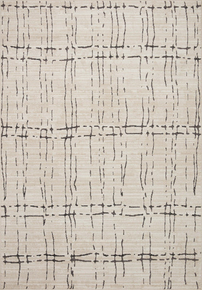 The Rug Corner Loloi II Darby Sand / Dk. Grey