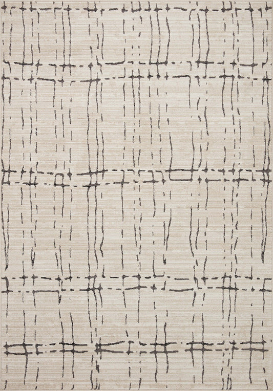 The Rug Corner Loloi II Darby Sand / Dk. Grey