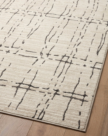 The Rug Corner Loloi II Darby Sand / Dk. Grey