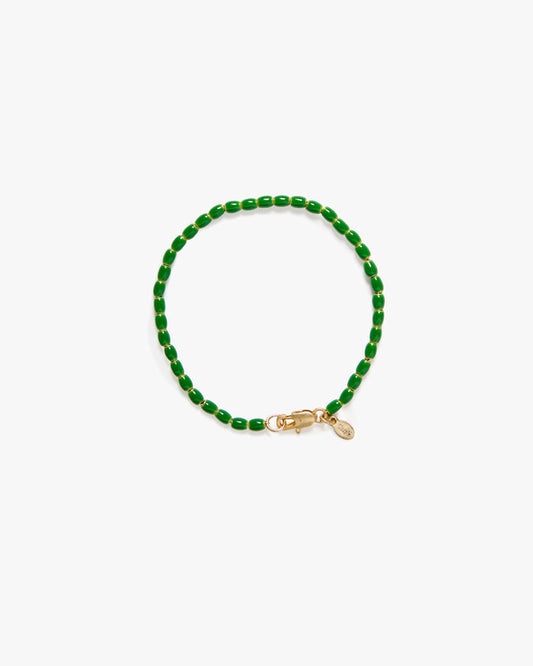 Enamel Barrel Chain Bracelet