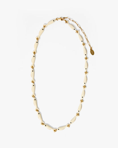 Enamel Sardine Nacklace