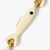Enamel Sardine Necklace